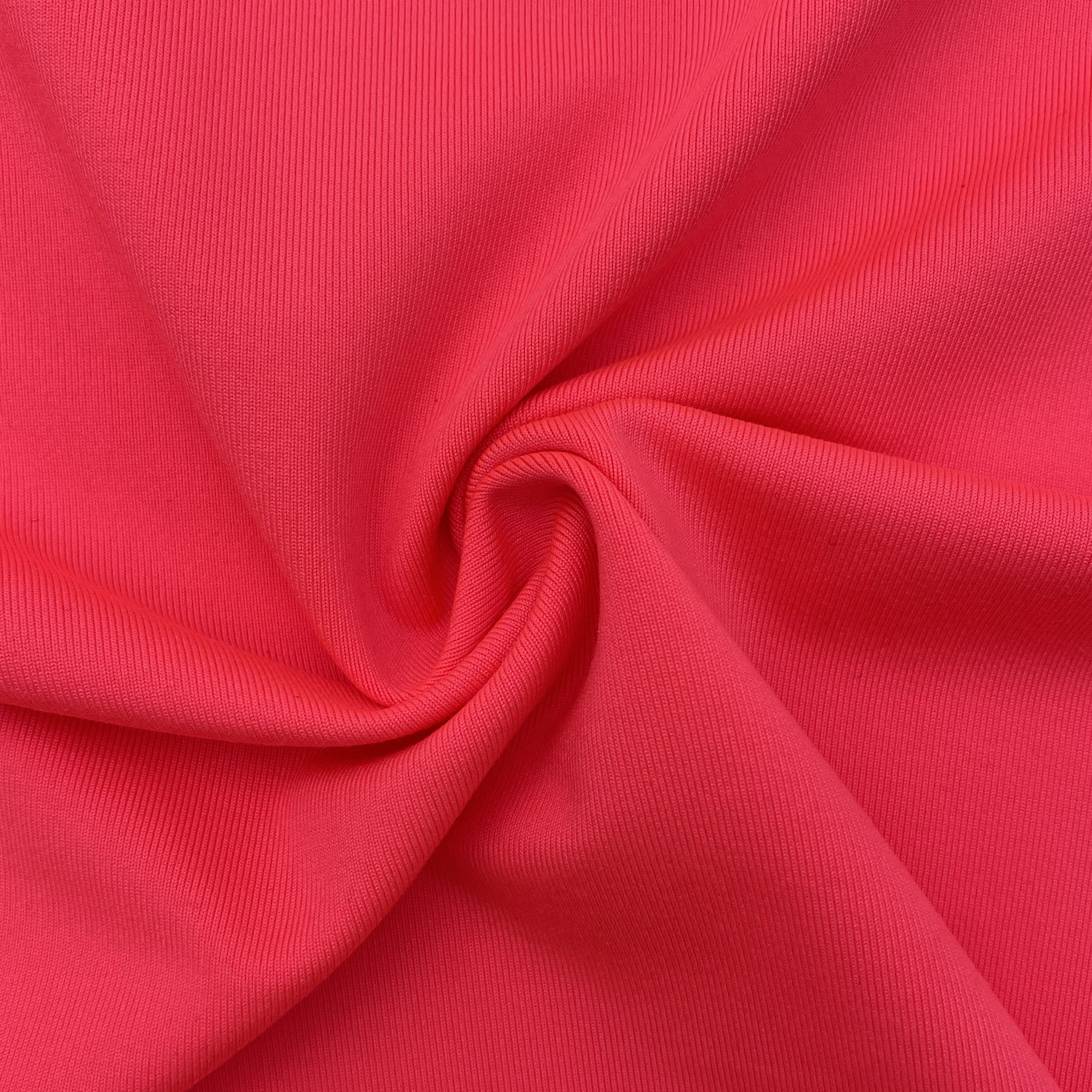 88% POLIÉSZTER 12% SPANDEX SÚLY:200GSM SZÉLESSÉG:155CM NEON RÓZSASZÍN SINGLE JERSEY SZÖVET
